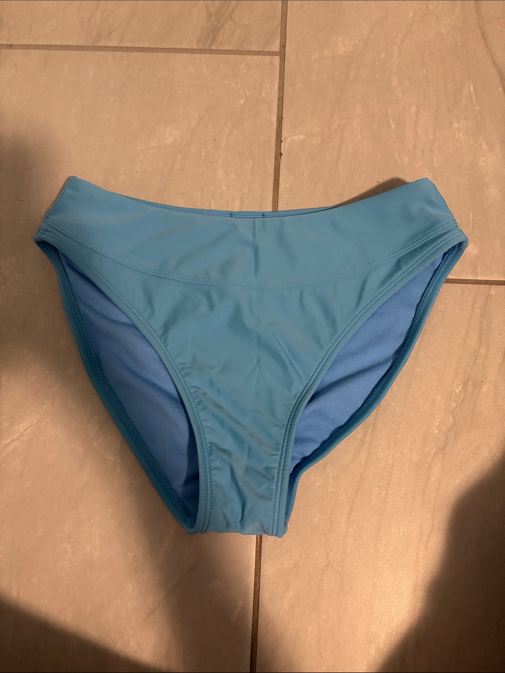 NWOT Wild Fable High Rise Blue Bikini Bottoms Size S